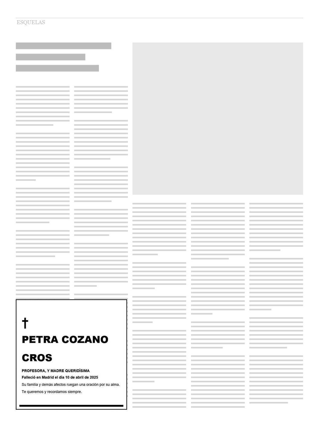 Esquema del tamaño 3 vertical (3x2 módulos) en una página de El País