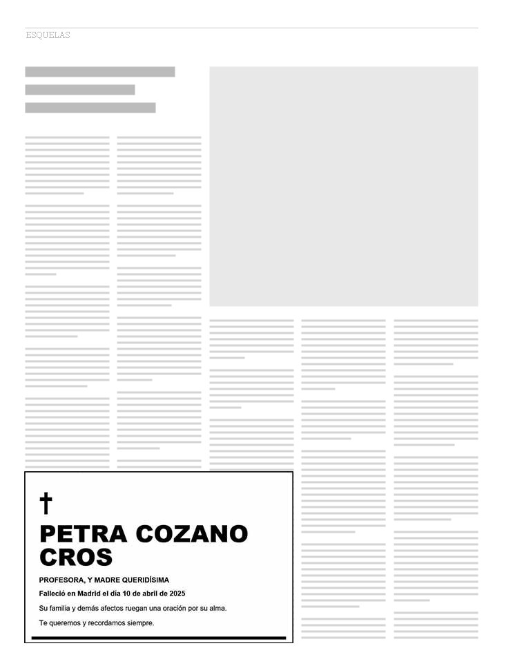 Esquema del tamaño 4 (3x3 módulos) en una página de El País